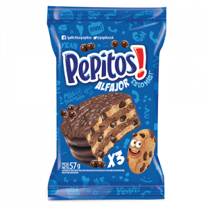 ALFAJOR TRIPLE PEPITOS X 57 GRS.